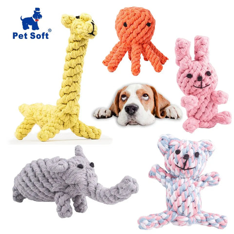 Durable Animal Design Rope Toys