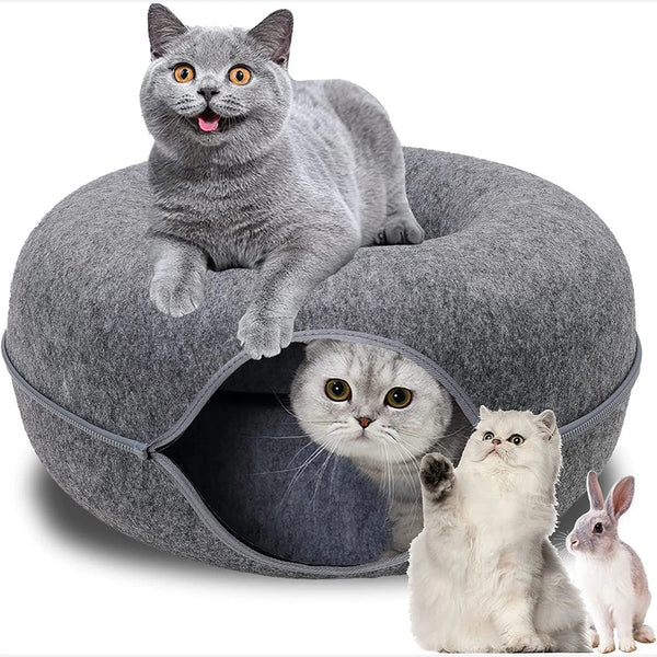 Donut Cat Play Tunnel