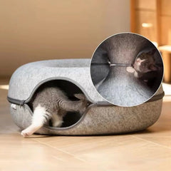 Donut Cat Play Tunnel